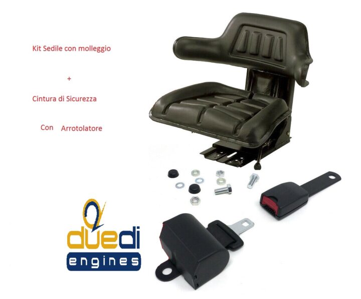 Sedile universale trattore con molleggio | Ricambi Fiat | Duedistore.com