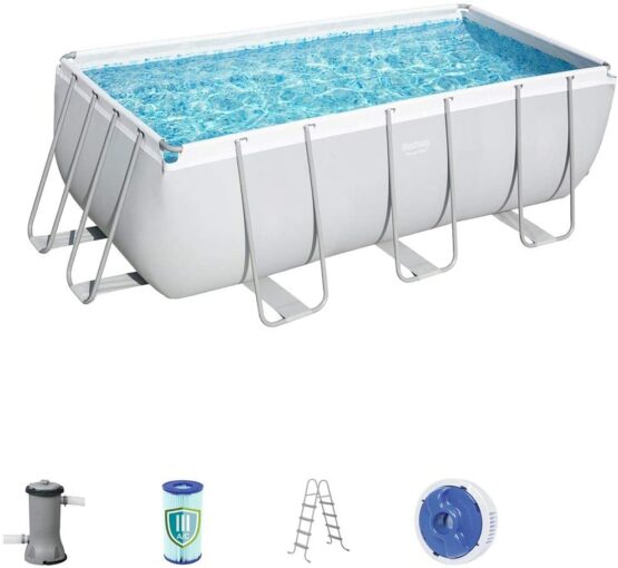 Piscina rettangolare Power Steel 412x201x122cm | BESTWAY | Duedistore