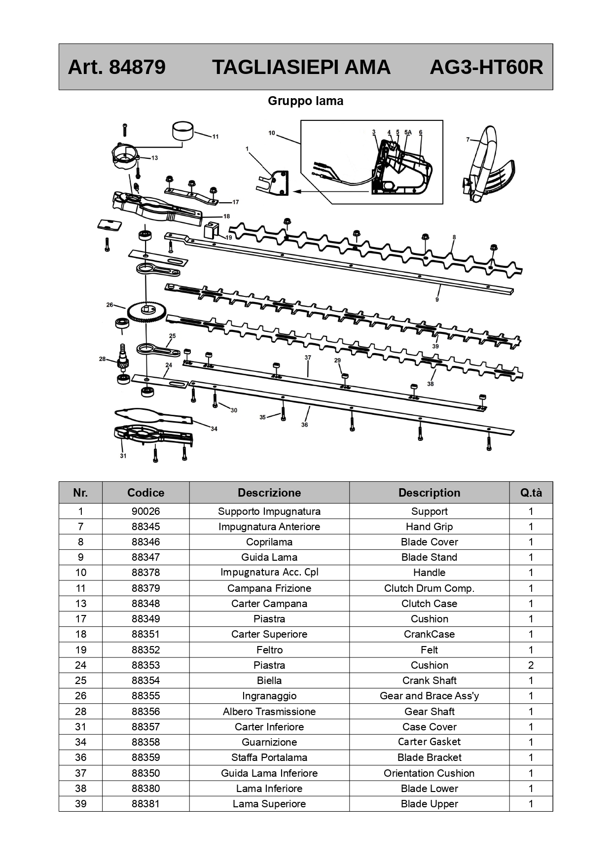 Esploso_TAGLIASIEPI-AG3-HT60R-HEDGETRIMMER-AG3-HT60R-code-84879_page-0001